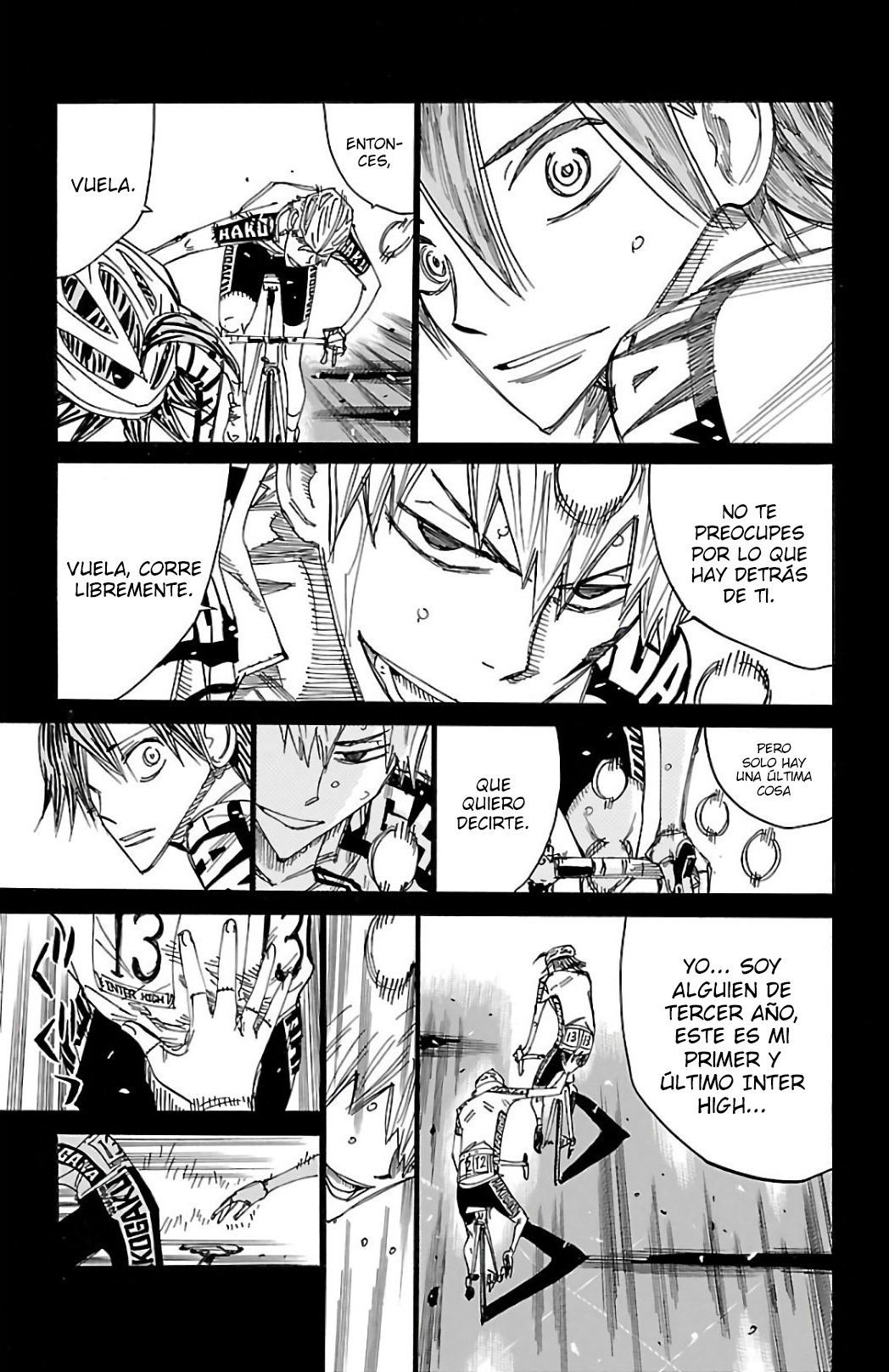Yowamushi Pedal Capitulo 523: Cambio. página 17