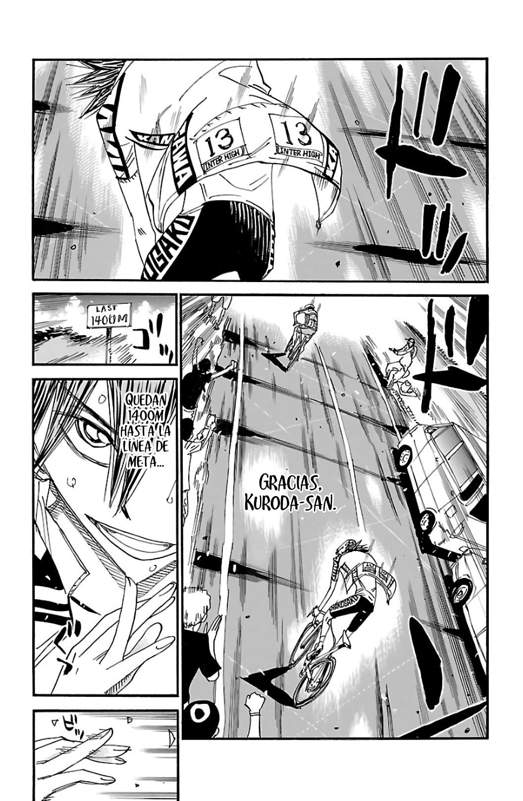 Yowamushi Pedal Capitulo 523: Cambio. página 19