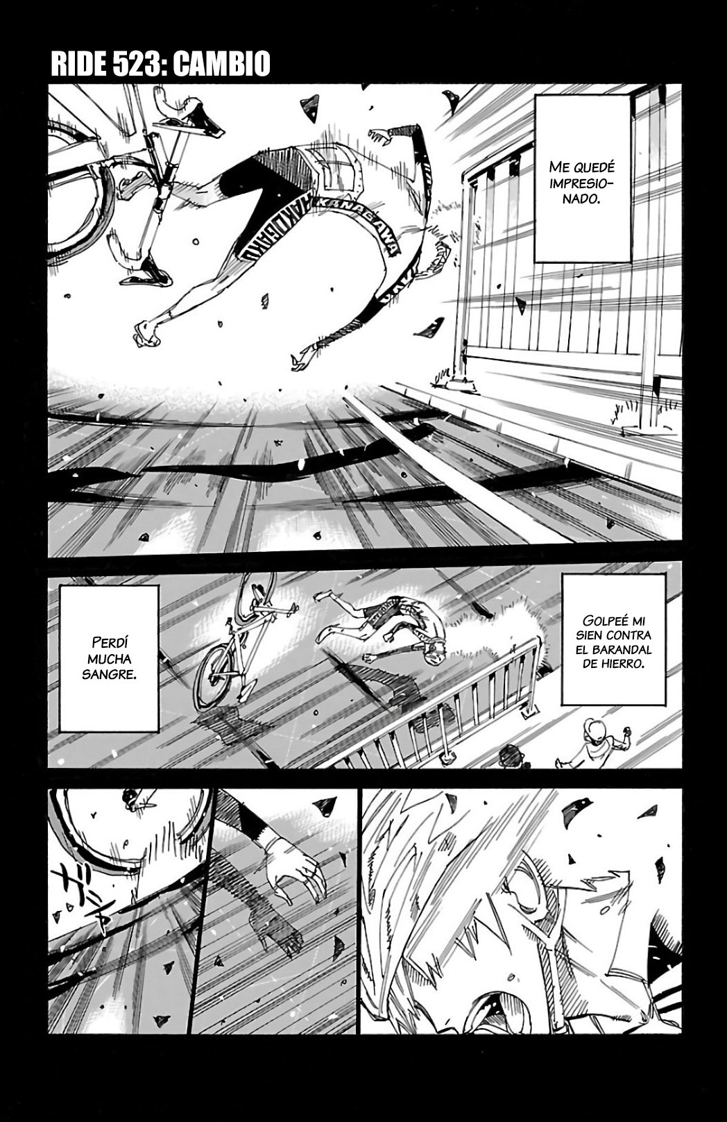 Yowamushi Pedal Capitulo 523: Cambio. página 2