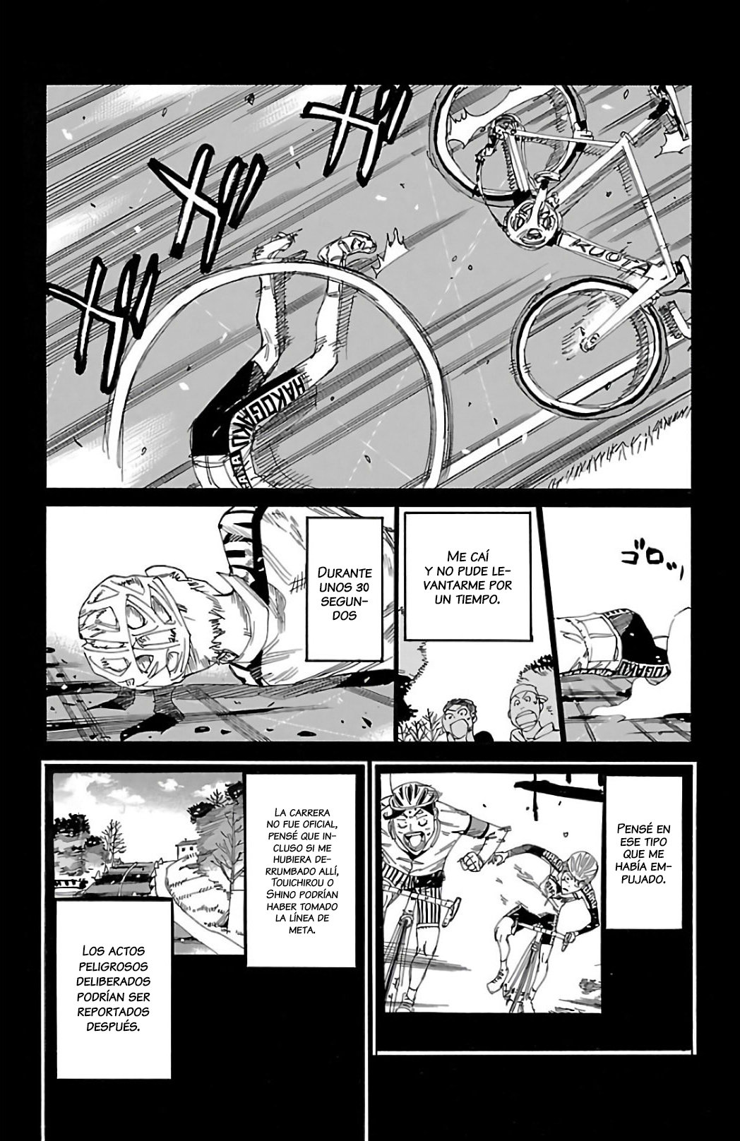 Yowamushi Pedal Capitulo 523: Cambio. página 3