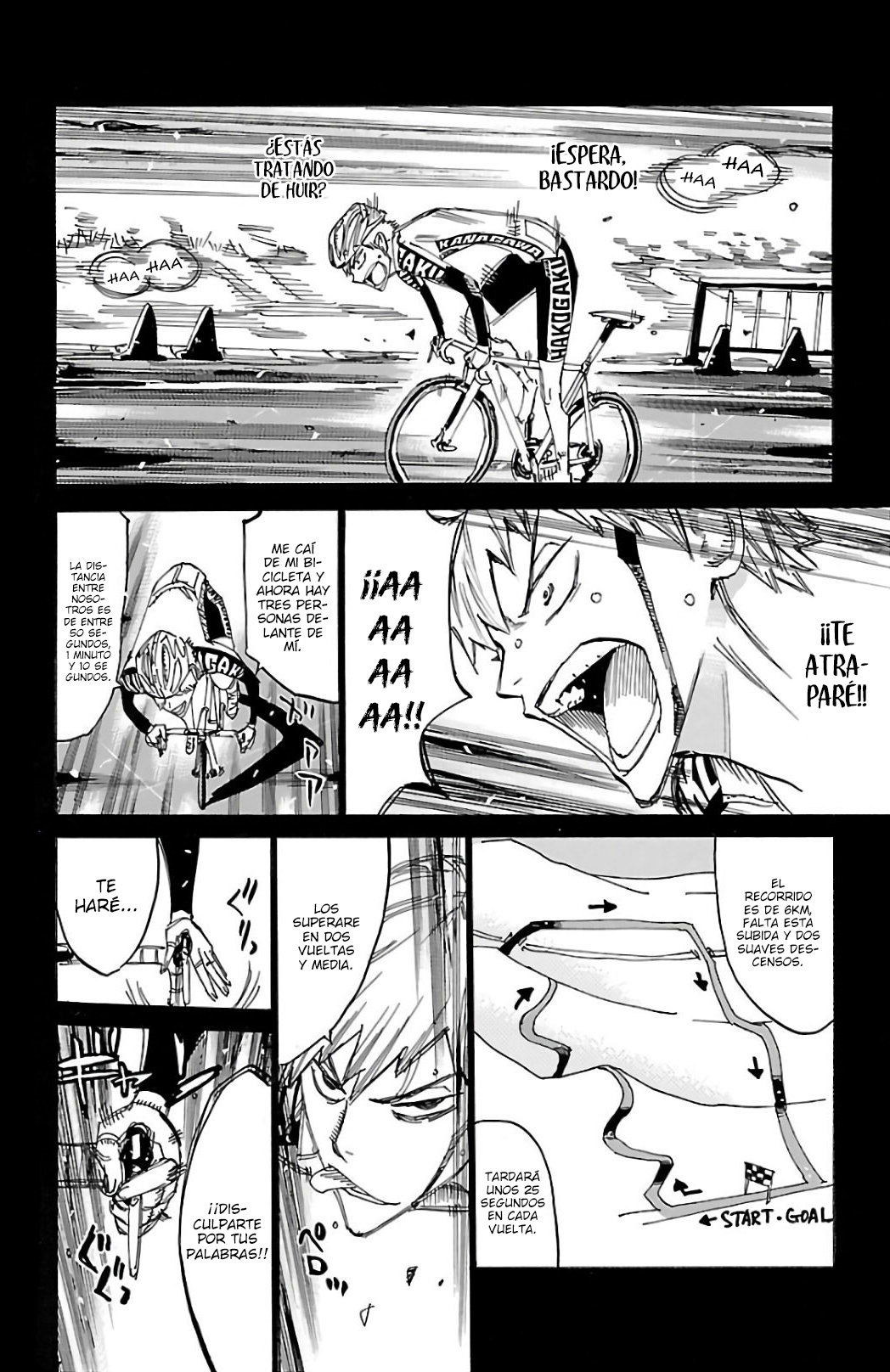 Yowamushi Pedal Capitulo 523: Cambio. página 6