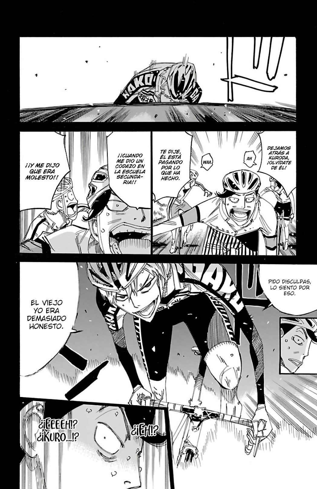 Yowamushi Pedal Capitulo 523: Cambio. página 8