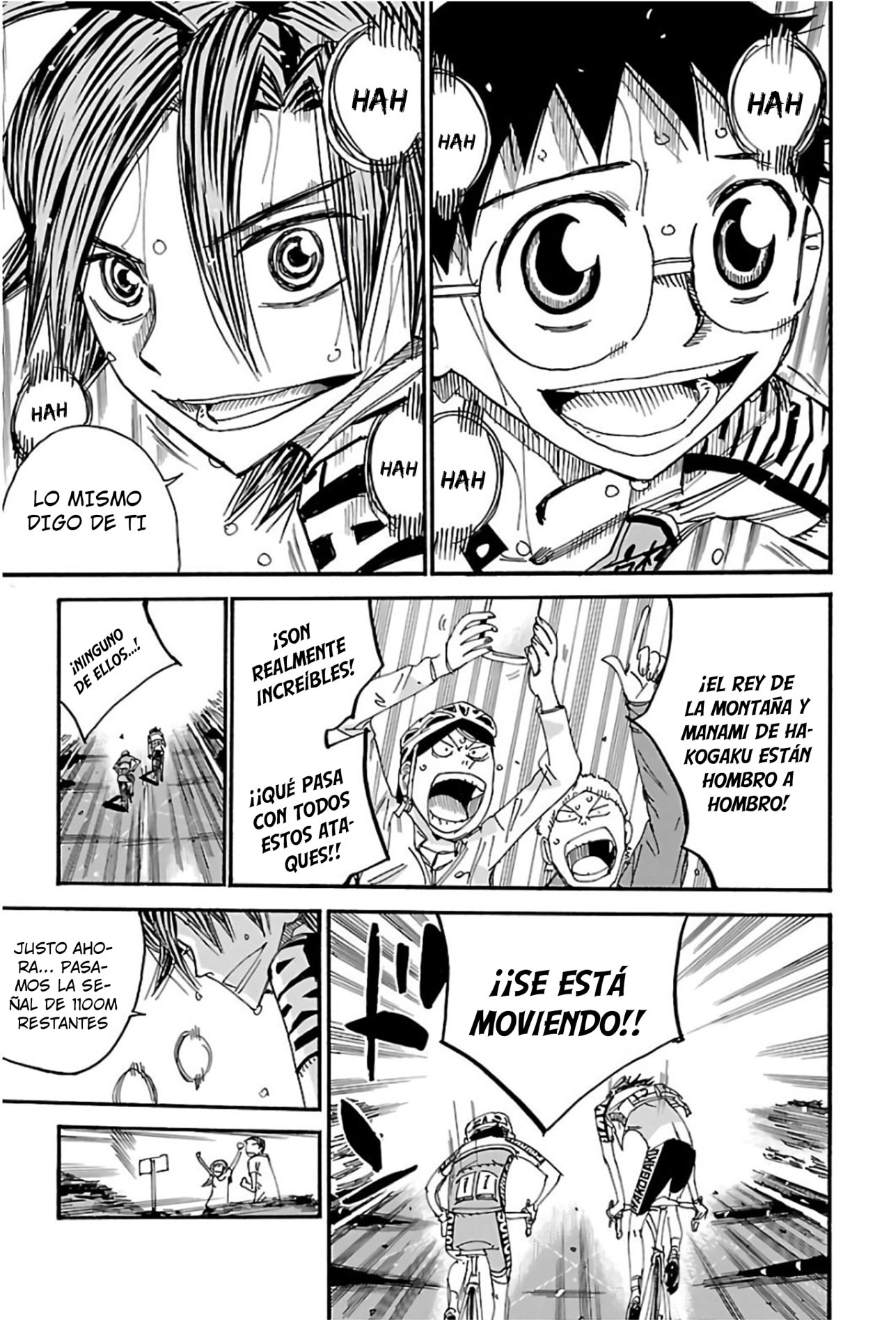 Yowamushi Pedal Capitulo 525: Zumbido página 14