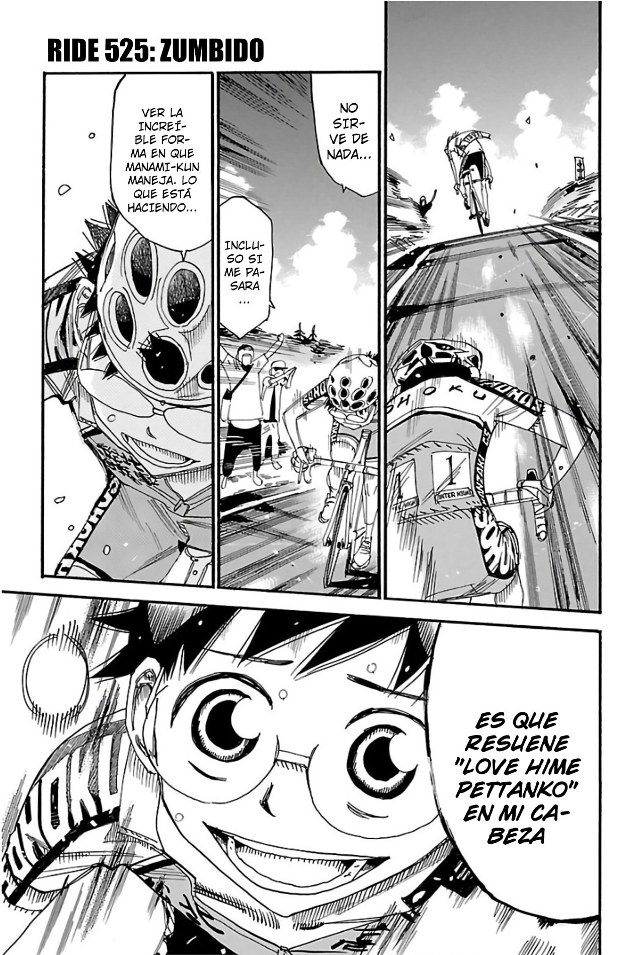 Yowamushi Pedal Capitulo 525: Zumbido página 2