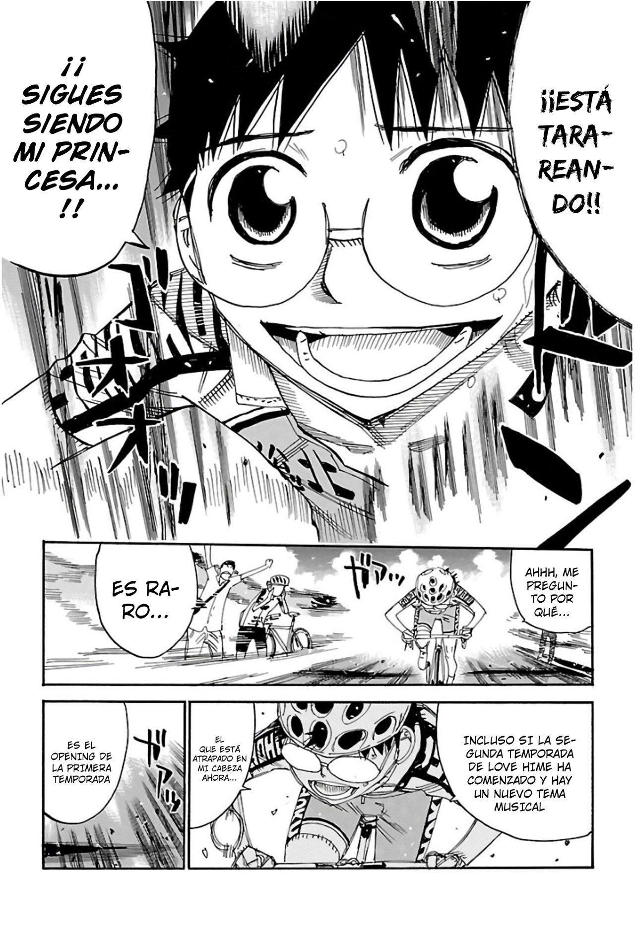 Yowamushi Pedal Capitulo 525: Zumbido página 8