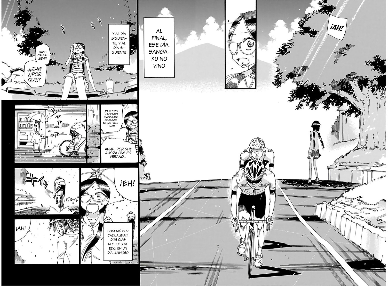 Yowamushi Pedal Capitulo 527: El verano pasado página 9