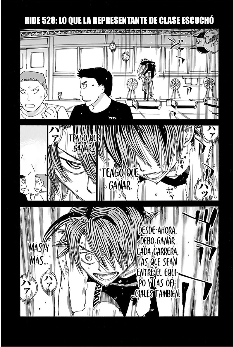 Yowamushi Pedal Capitulo 528: Lo que la representante de la clase escuchó página 11