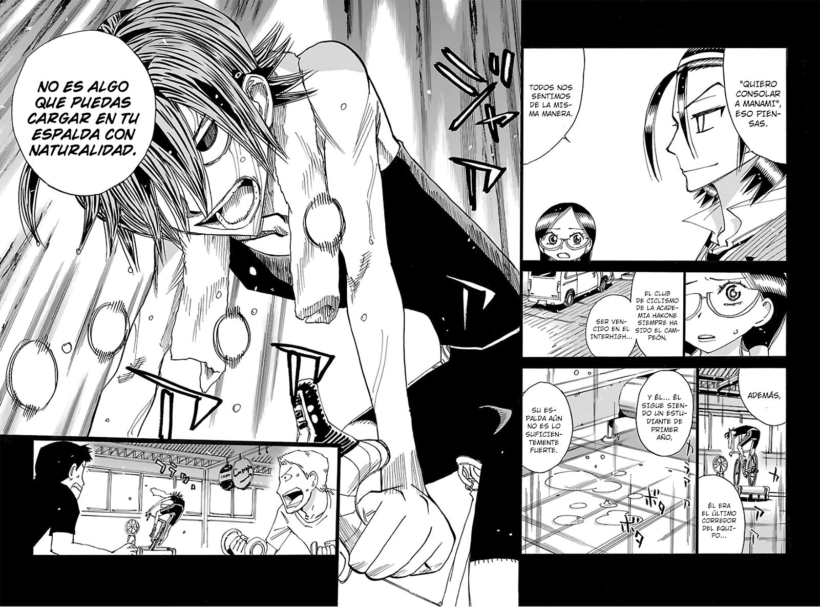 Yowamushi Pedal Capitulo 528: Lo que la representante de la clase escuchó página 14