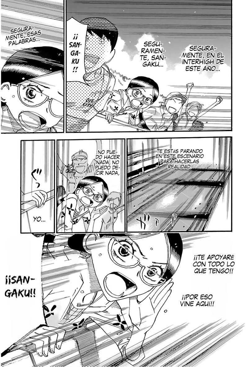 Yowamushi Pedal Capitulo 528: Lo que la representante de la clase escuchó página 28