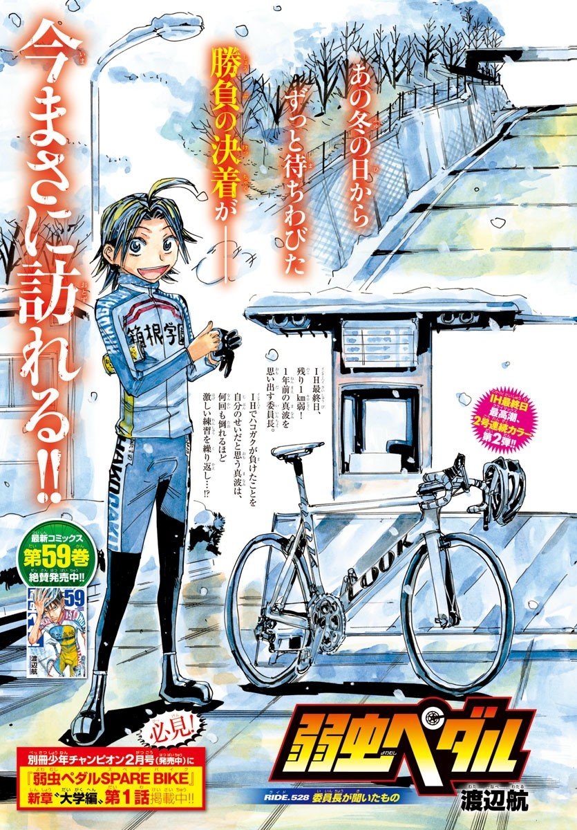 Yowamushi Pedal Capitulo 528: Lo que la representante de la clase escuchó página 8