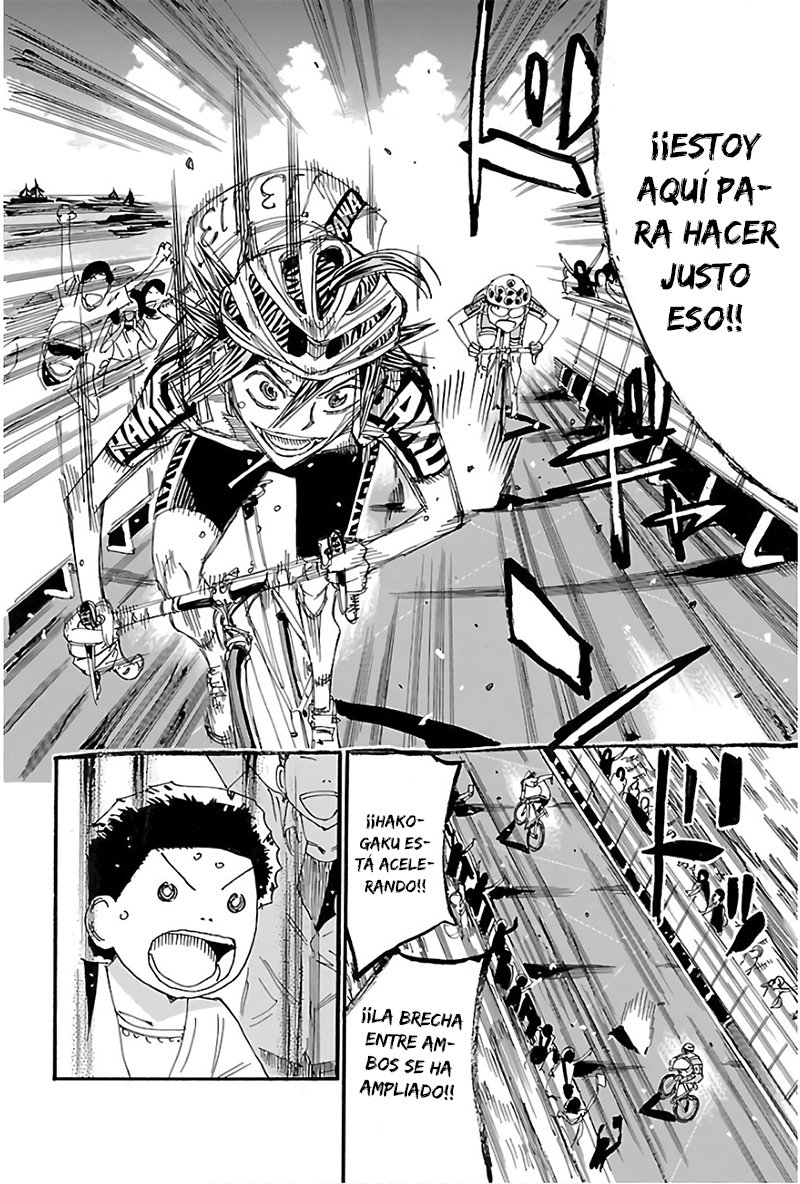 Yowamushi Pedal Capitulo 529: Voz, alcánzalo página 10