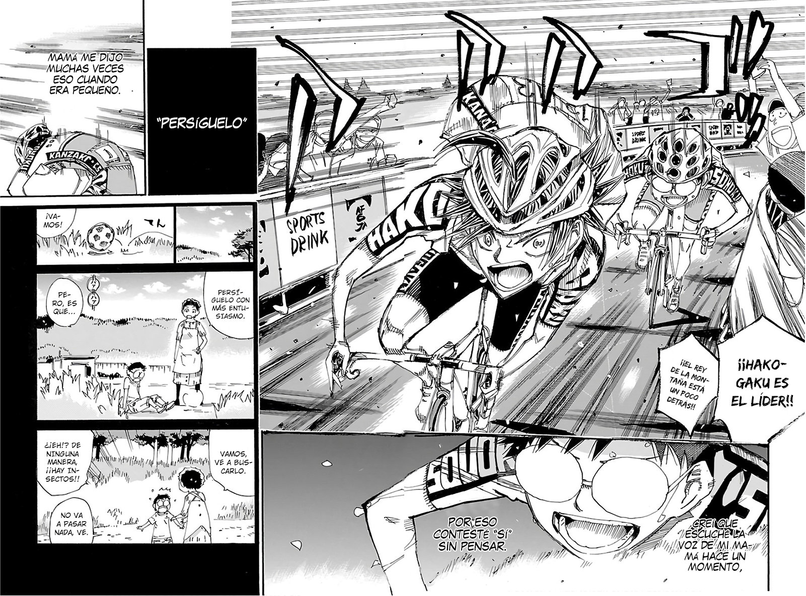 Yowamushi Pedal Capitulo 529: Voz, alcánzalo página 14