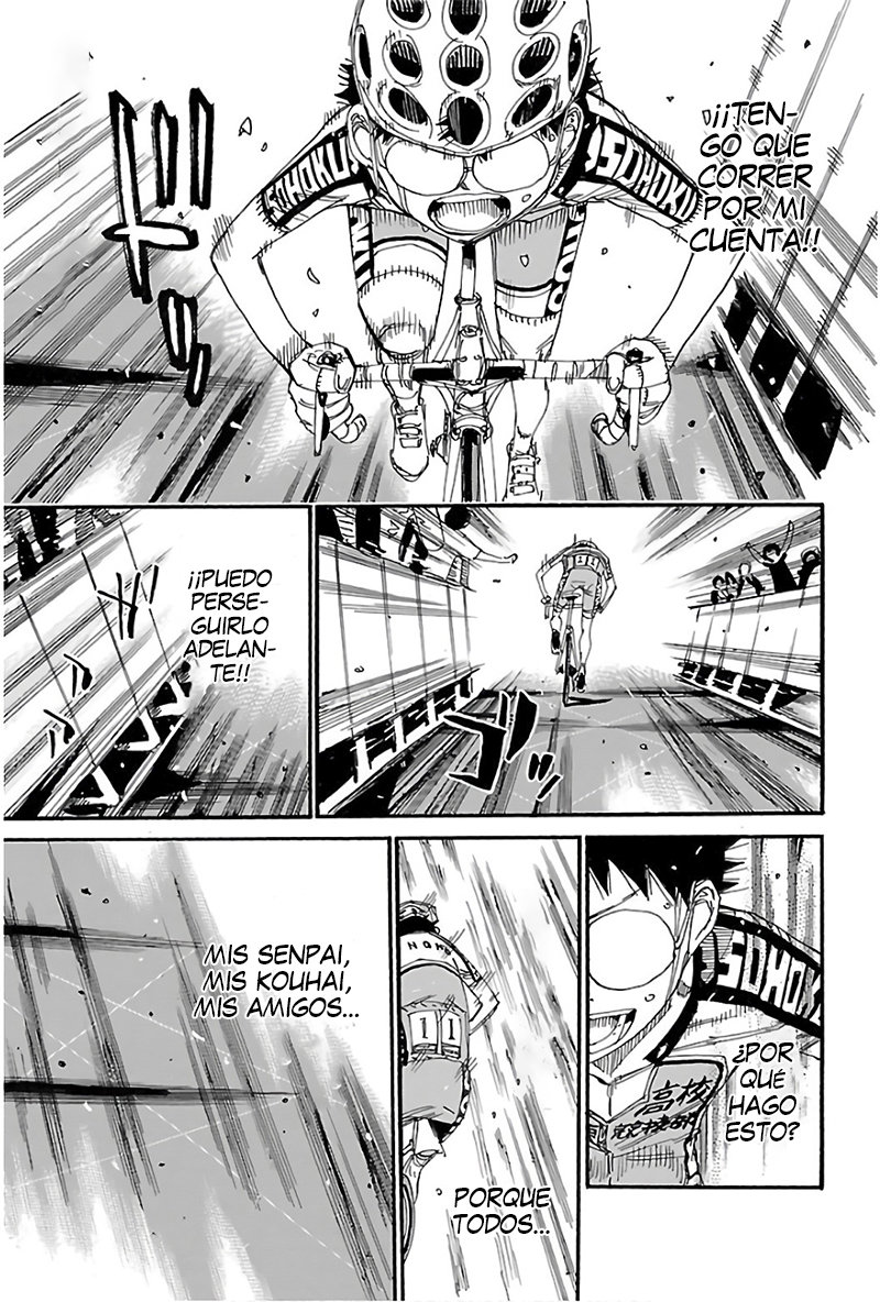 Yowamushi Pedal Capitulo 529: Voz, alcánzalo página 16