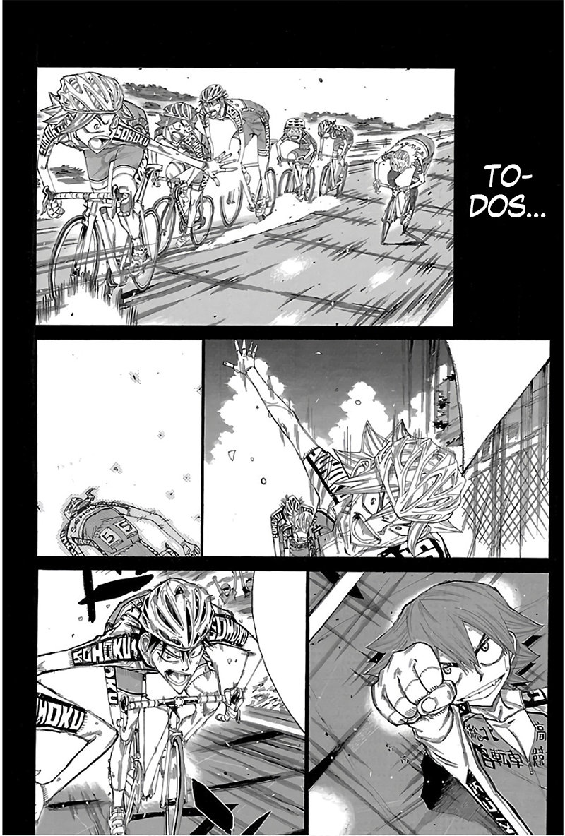 Yowamushi Pedal Capitulo 529: Voz, alcánzalo página 17