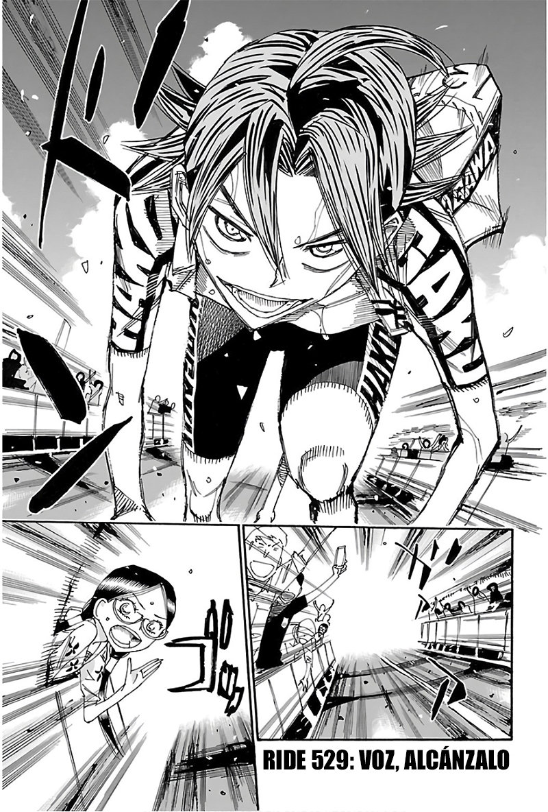 Yowamushi Pedal Capitulo 529: Voz, alcánzalo página 2