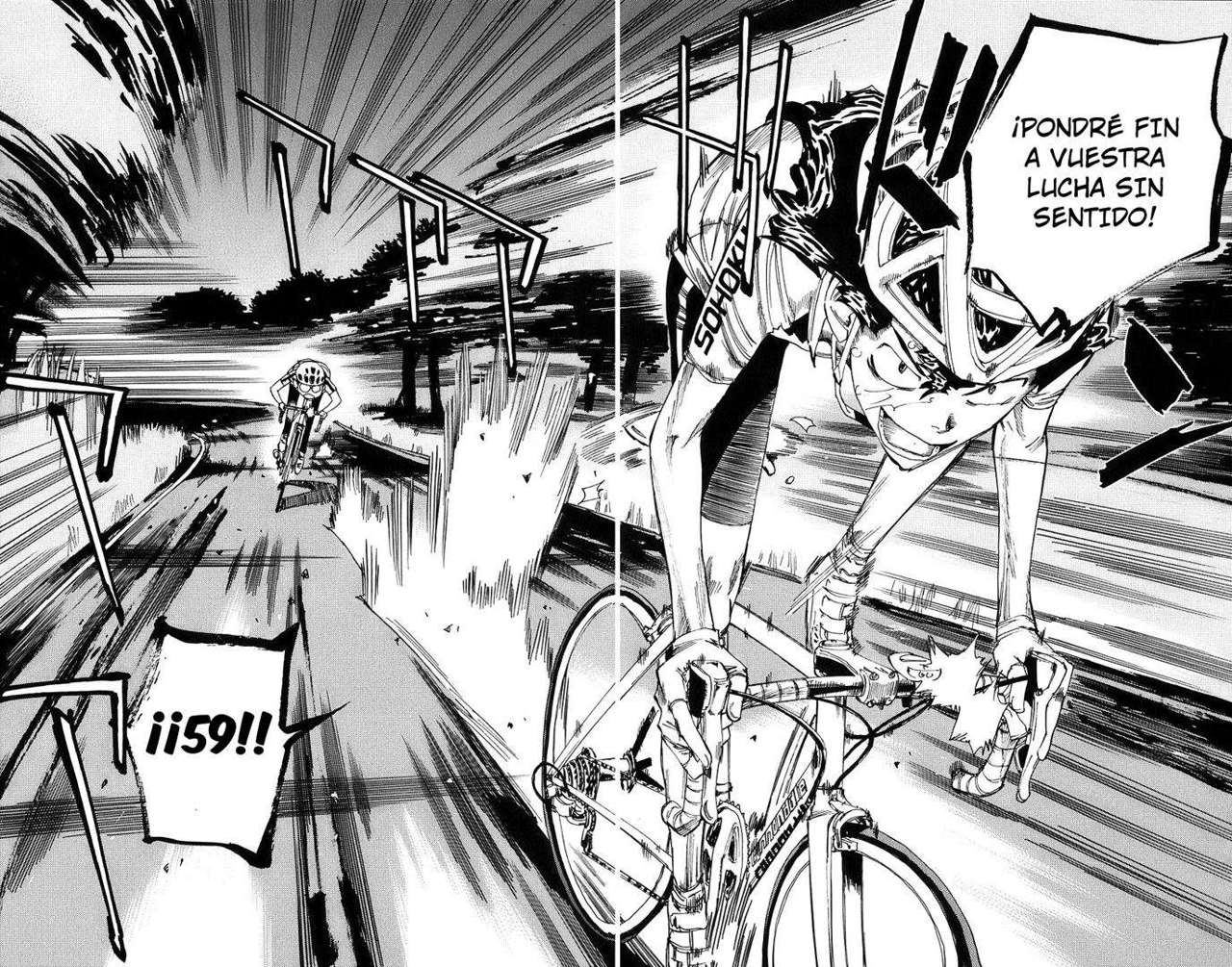 Yowamushi Pedal Capitulo 53: 60 segundos página 13