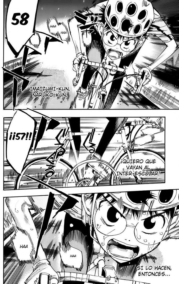 Yowamushi Pedal Capitulo 53: 60 segundos página 14