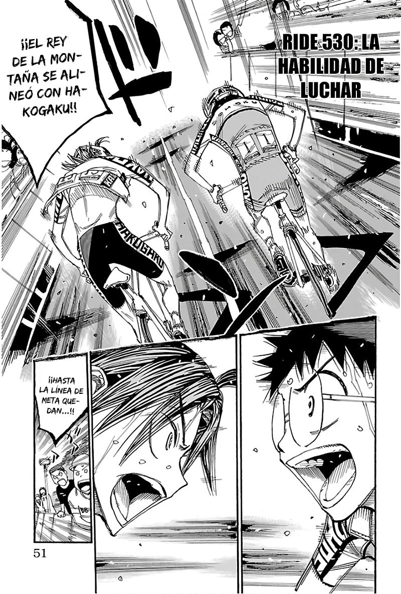 Yowamushi Pedal Capitulo 530: La habilidad de luchar página 2
