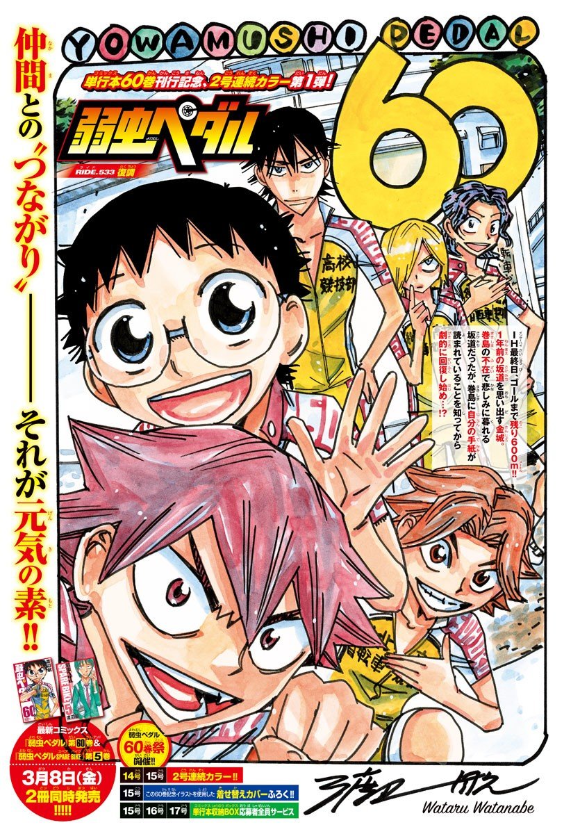 Yowamushi Pedal Capitulo 533: Recuperación página 2