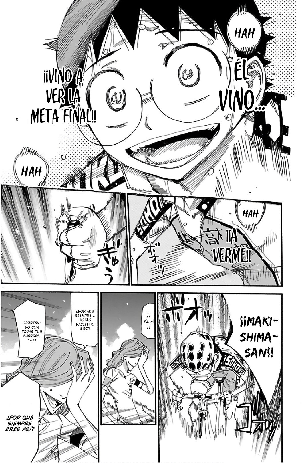 Yowamushi Pedal Capitulo 534: Los ánimos del Senpai página 17