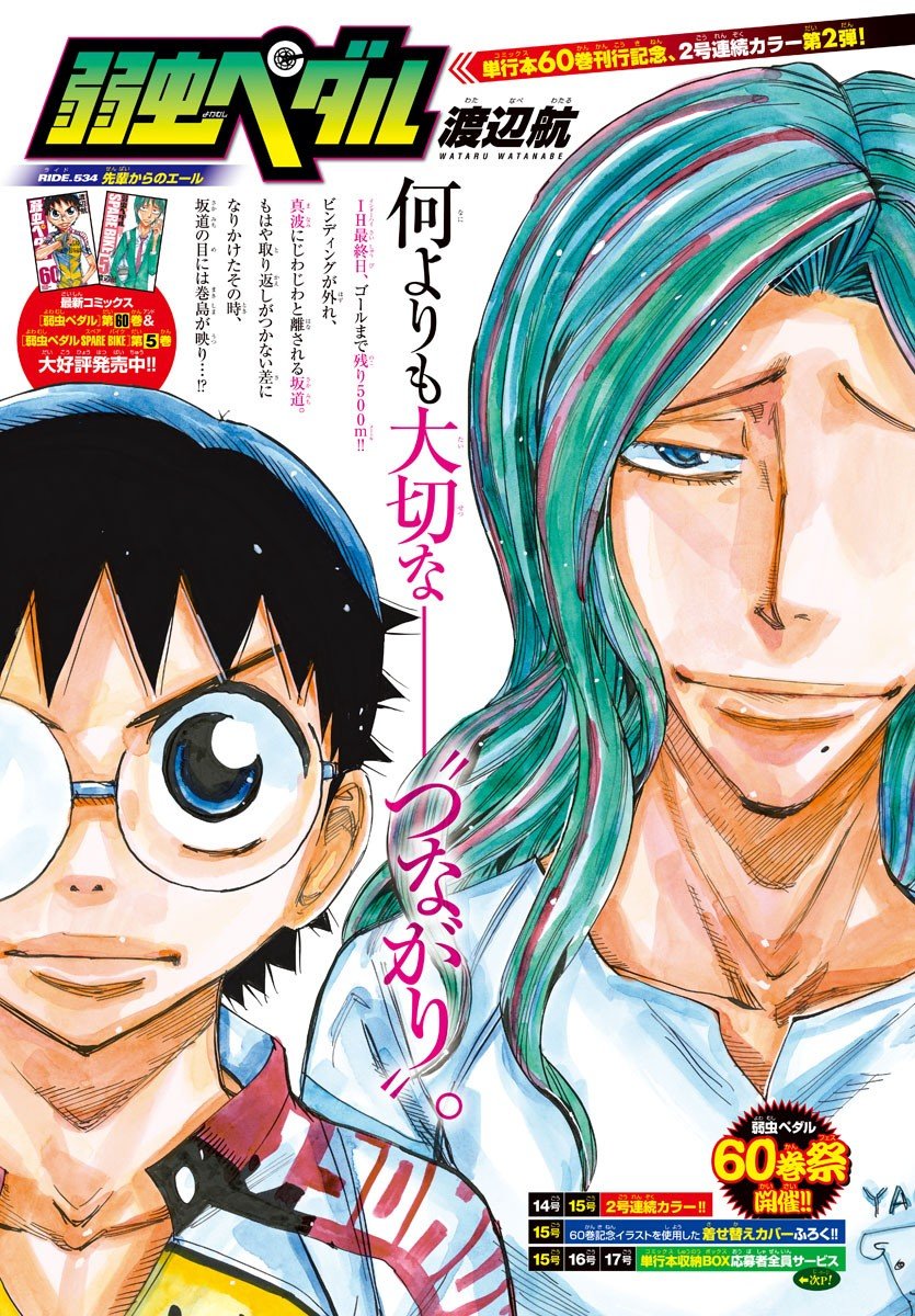 Yowamushi Pedal Capitulo 534: Los ánimos del Senpai página 2