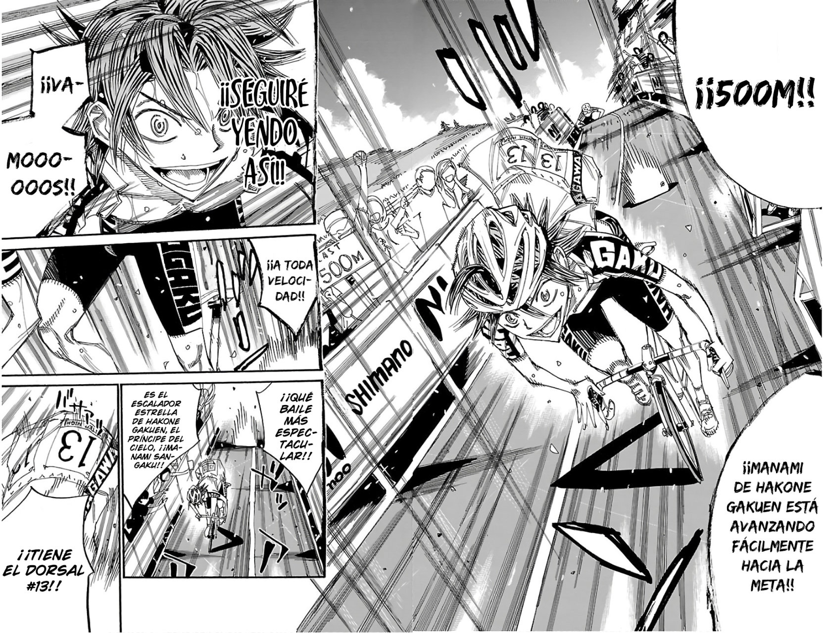 Yowamushi Pedal Capitulo 534: Los ánimos del Senpai página 7