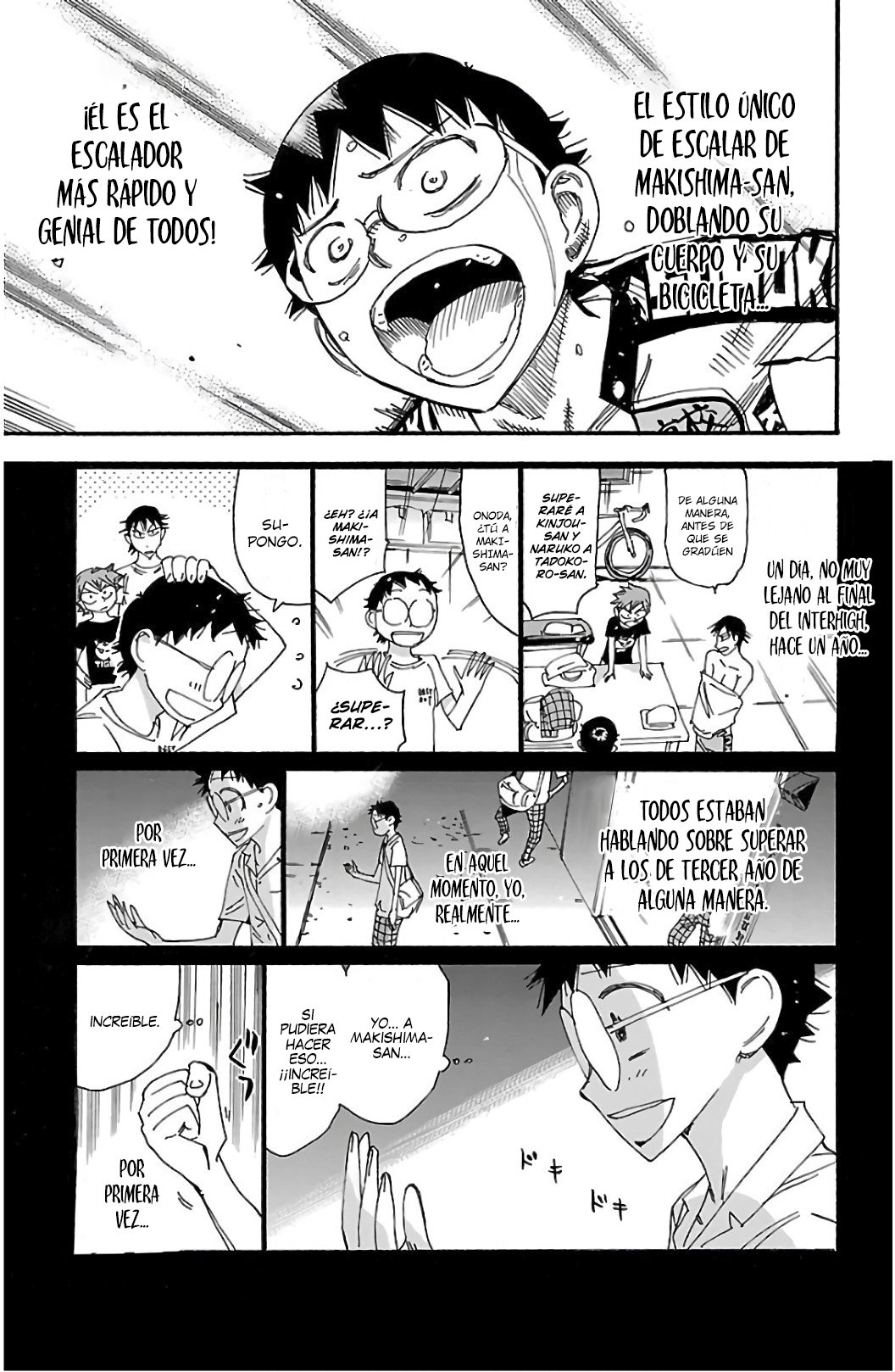 Yowamushi Pedal Capitulo 535: La espalda que quieras superar página 15