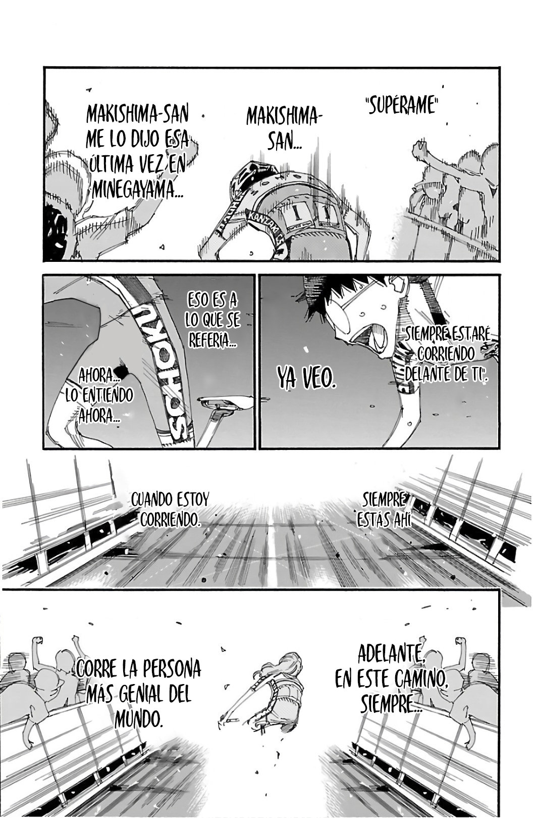 Yowamushi Pedal Capitulo 535: La espalda que quieras superar página 9