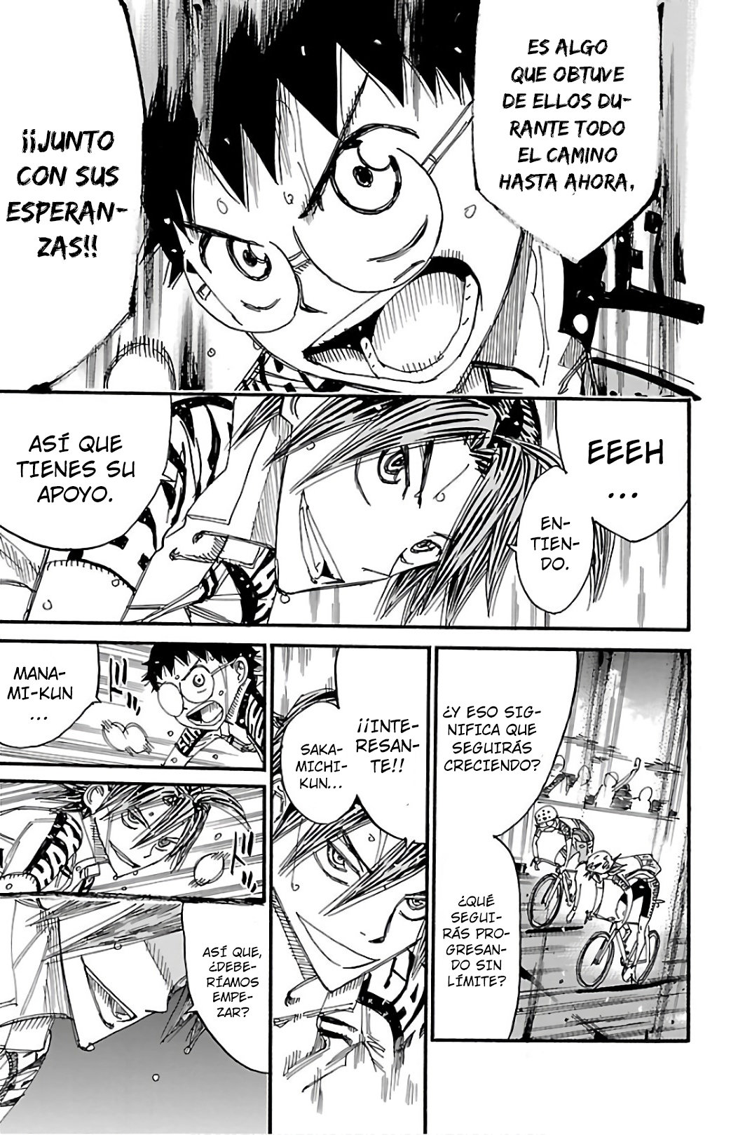 Yowamushi Pedal Capitulo 536: Los últimos 300M página 14