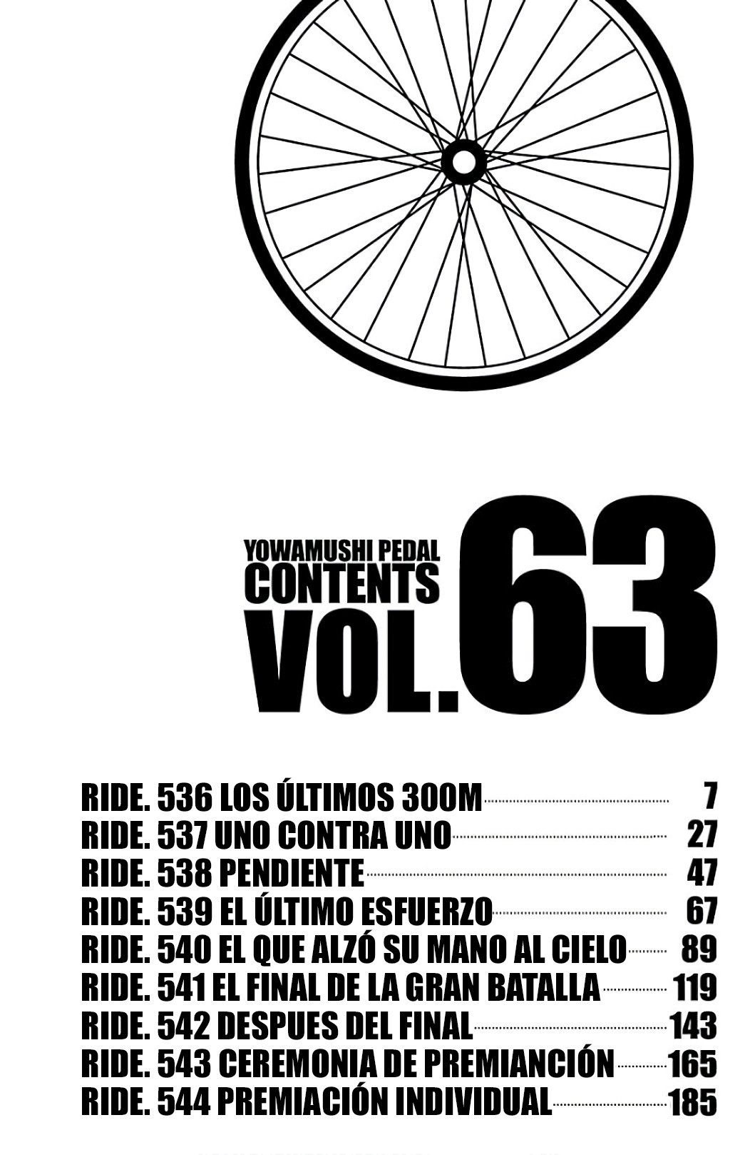 Yowamushi Pedal Capitulo 536: Los últimos 300M página 6