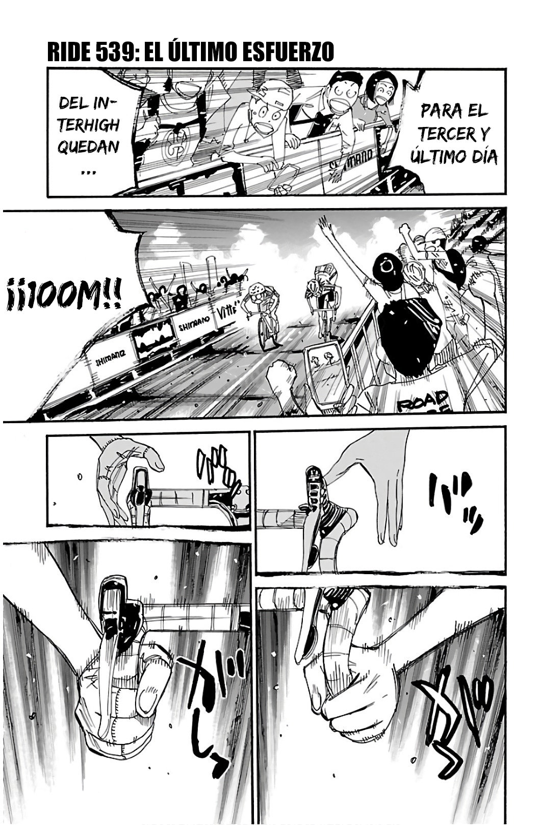 Yowamushi Pedal Capitulo 539: El último esfuerzo página 5