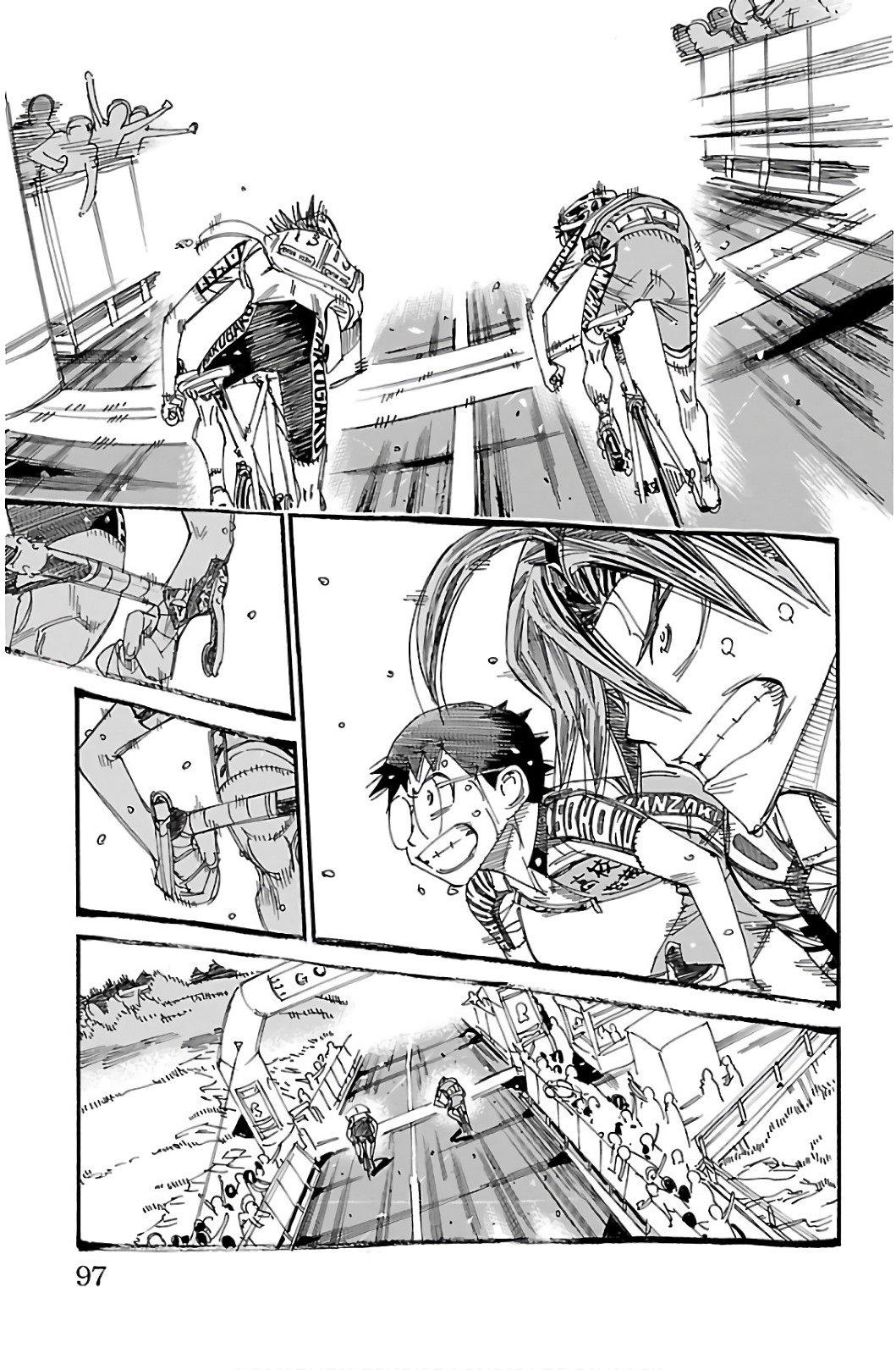 Yowamushi Pedal Capitulo 540: El que alzó su mano al cielo. página 10