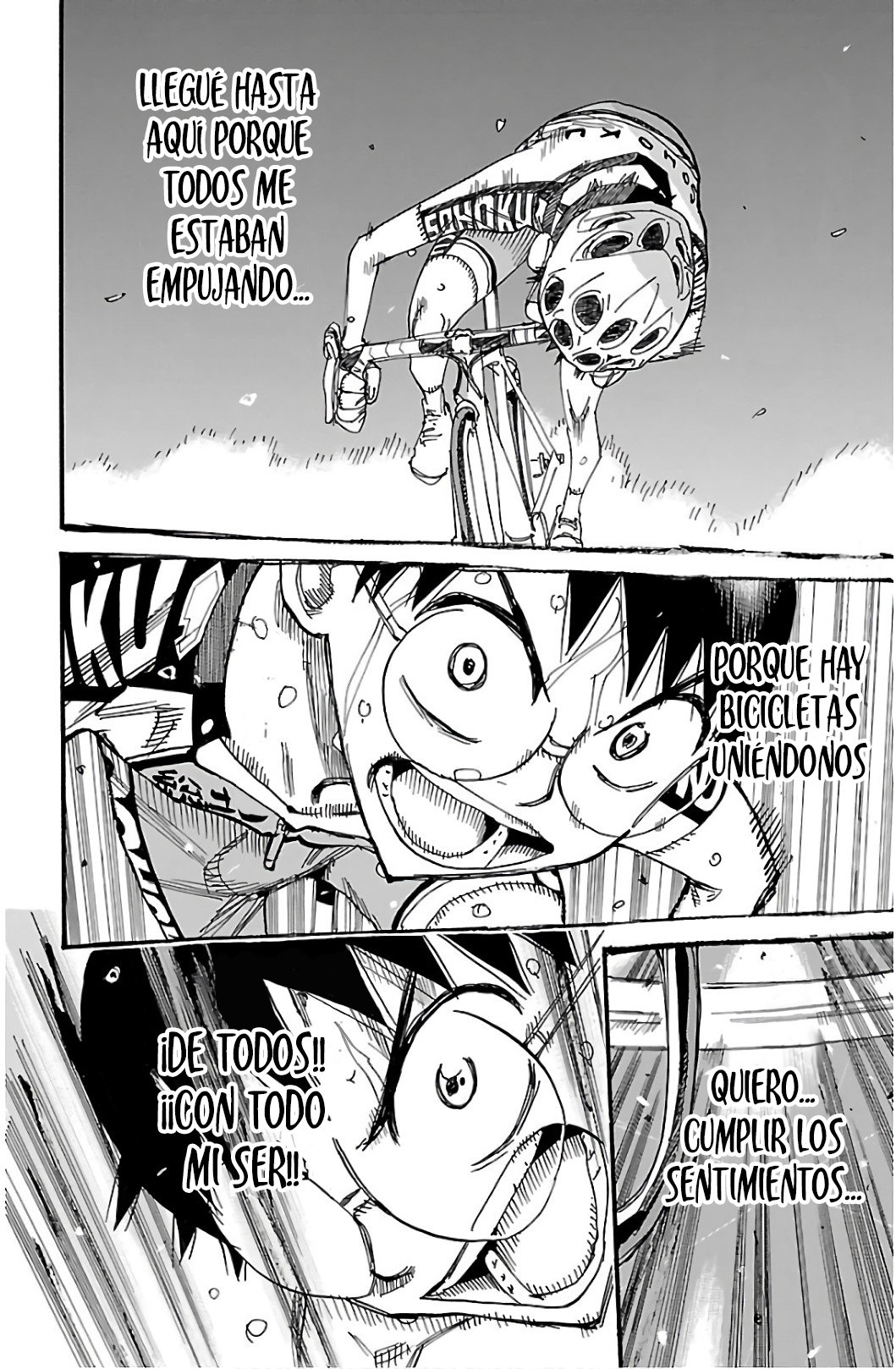 Yowamushi Pedal Capitulo 540: El que alzó su mano al cielo. página 13