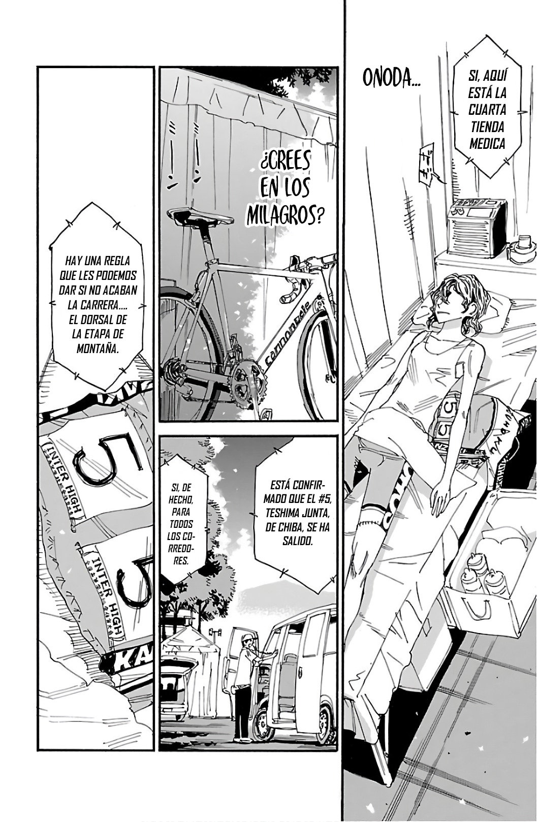 Yowamushi Pedal Capitulo 540: El que alzó su mano al cielo. página 21