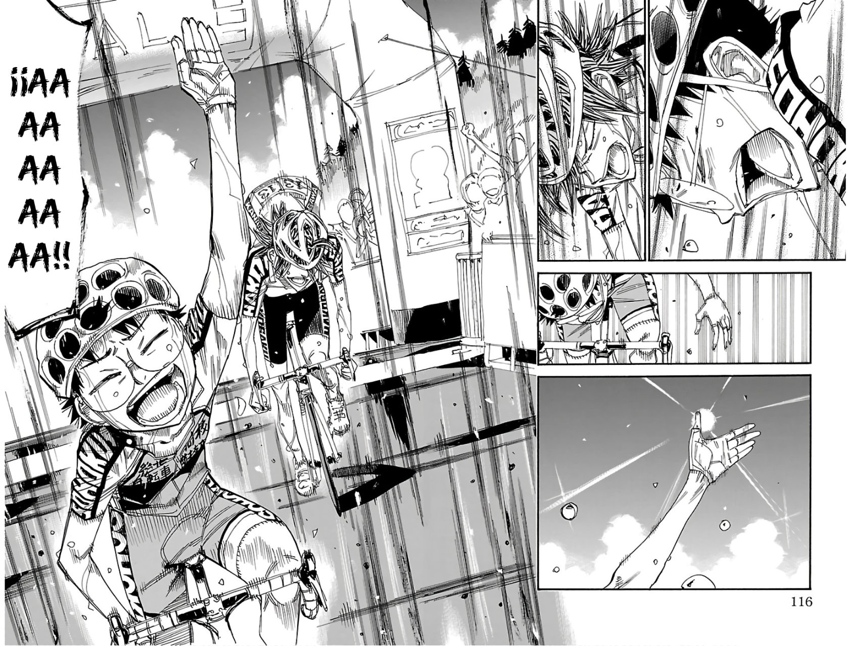 Yowamushi Pedal Capitulo 540: El que alzó su mano al cielo. página 27