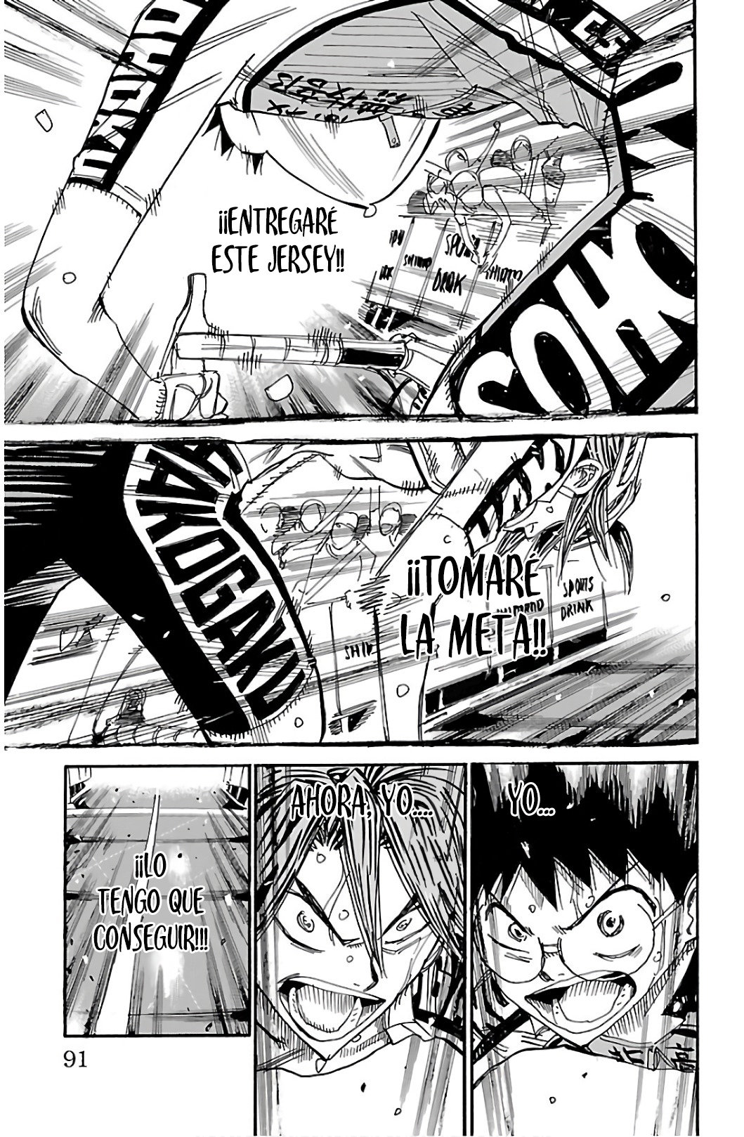 Yowamushi Pedal Capitulo 540: El que alzó su mano al cielo. página 5