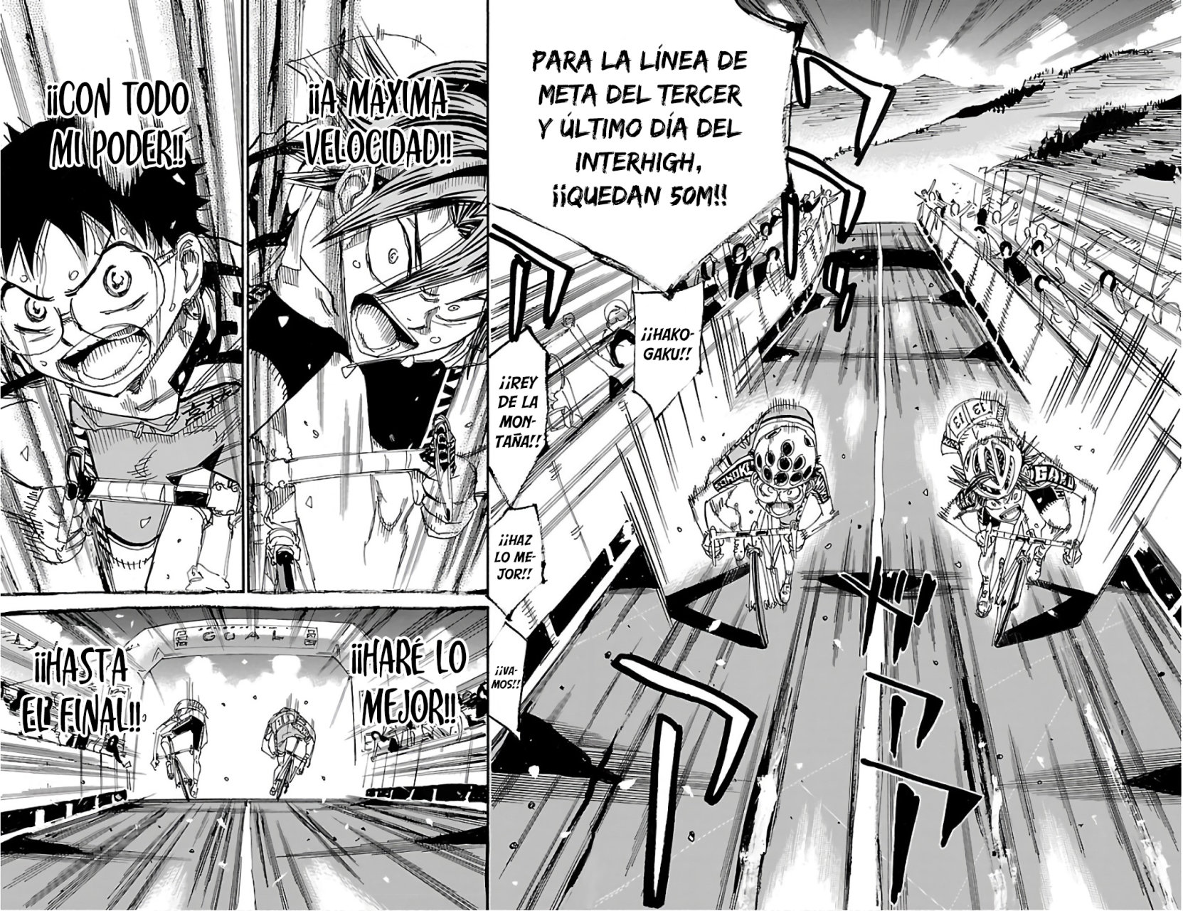 Yowamushi Pedal Capitulo 540: El que alzó su mano al cielo. página 6