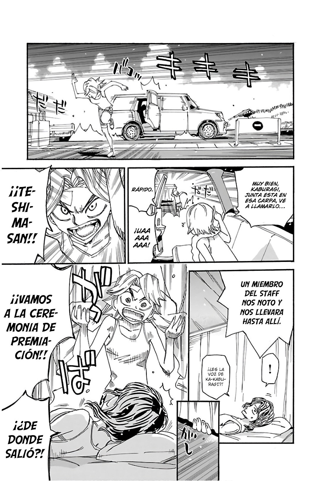 Yowamushi Pedal Capitulo 543: Los 15cm de la ceremonia de premios. página 10