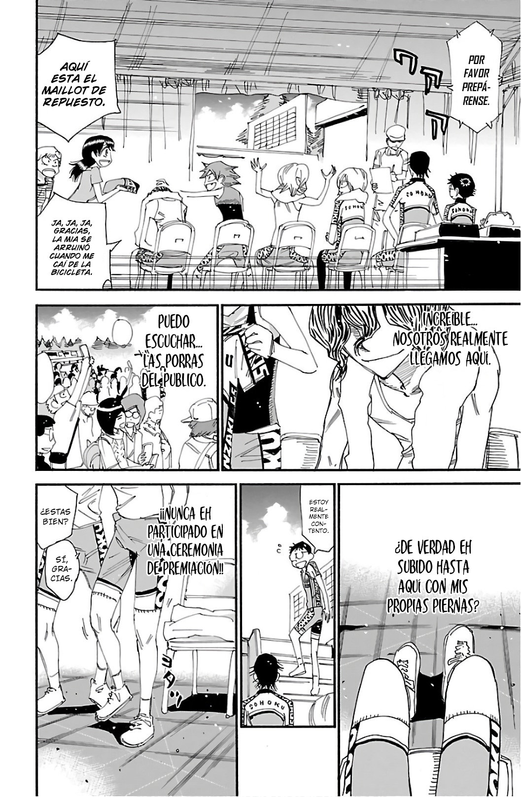 Yowamushi Pedal Capitulo 543: Los 15cm de la ceremonia de premios. página 13
