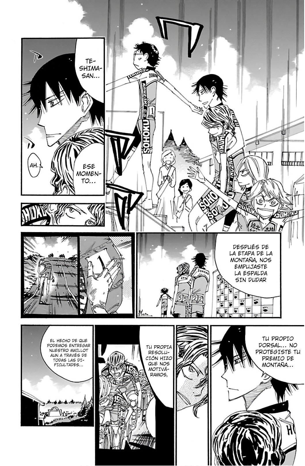 Yowamushi Pedal Capitulo 543: Los 15cm de la ceremonia de premios. página 15