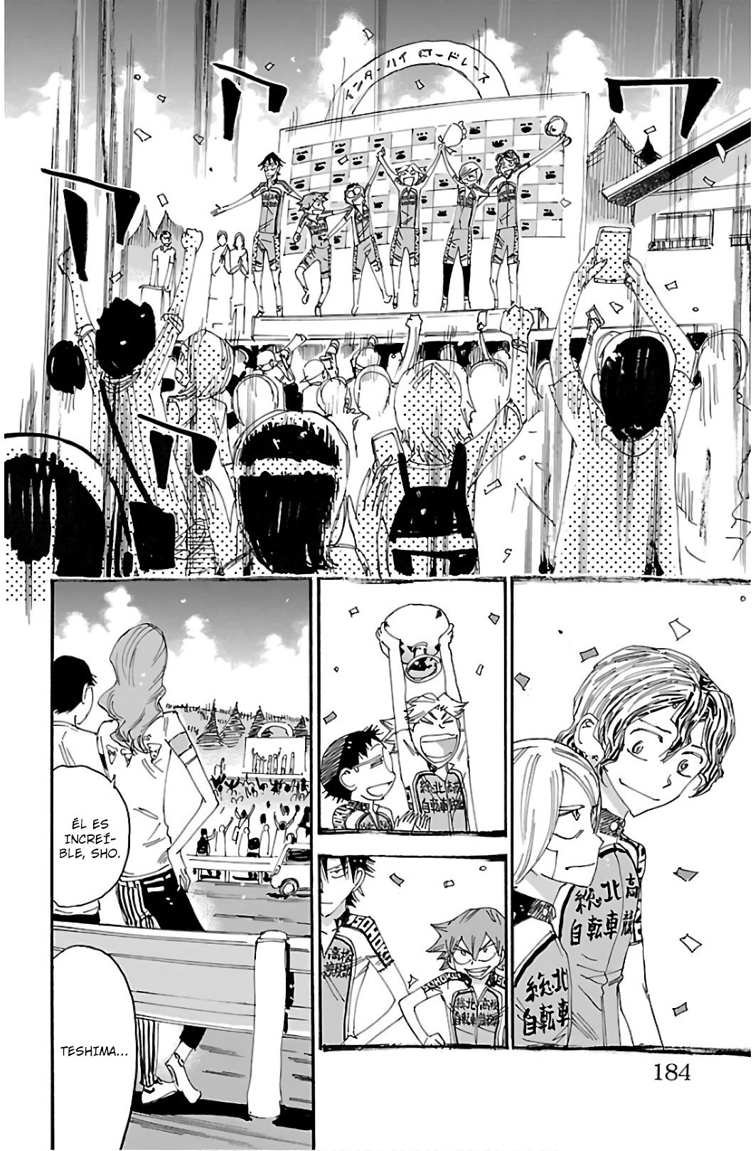 Yowamushi Pedal Capitulo 543: Los 15cm de la ceremonia de premios. página 18