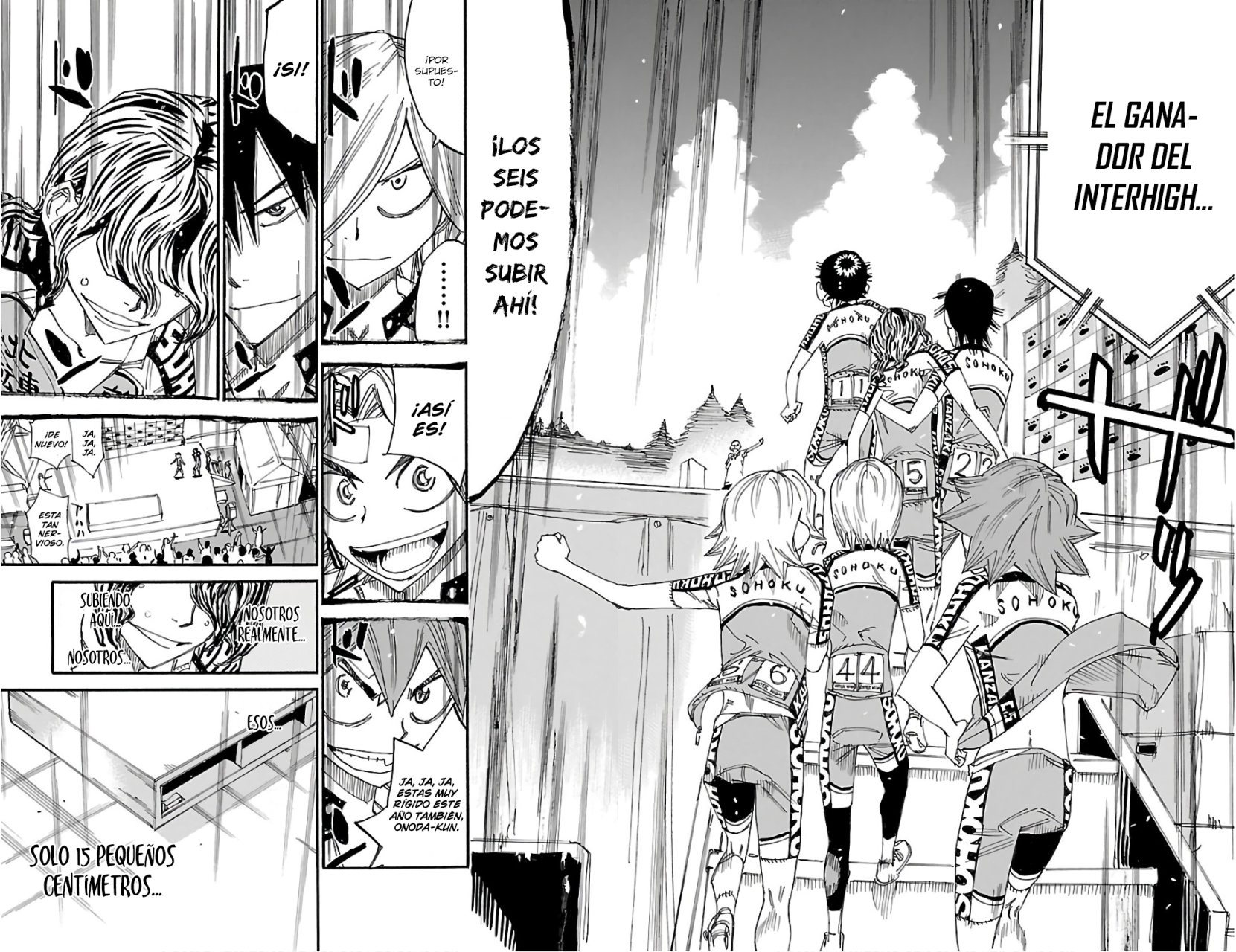 Yowamushi Pedal Capitulo 543: Los 15cm de la ceremonia de premios. página 4
