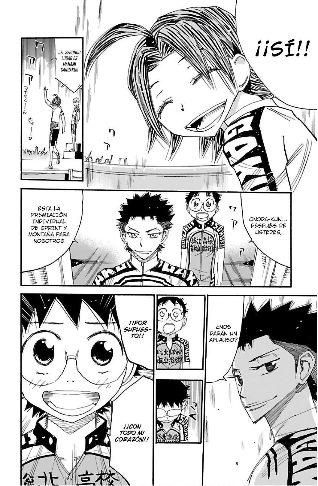 Yowamushi Pedal Capitulo 544: La premiación individual página 18