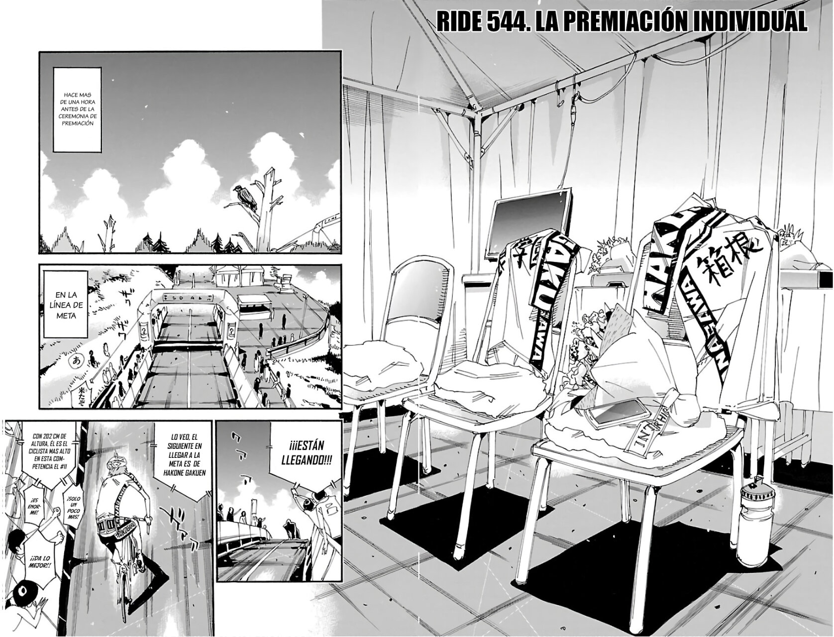Yowamushi Pedal Capitulo 544: La premiación individual página 3