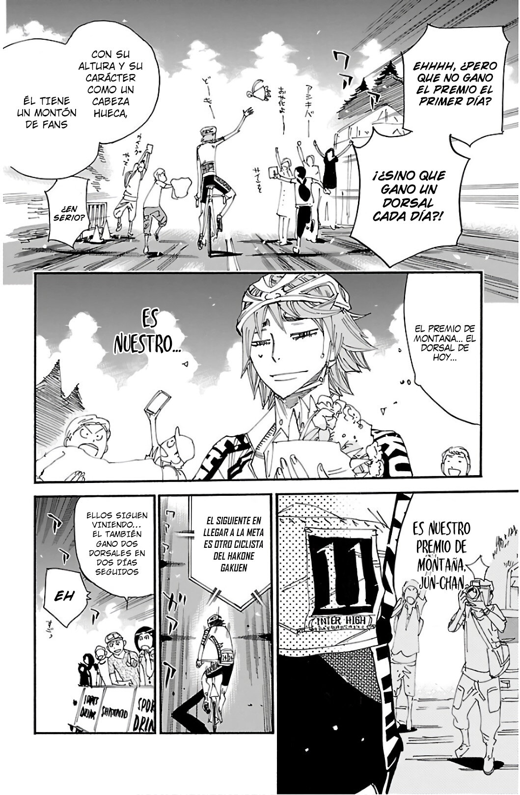 Yowamushi Pedal Capitulo 544: La premiación individual página 5