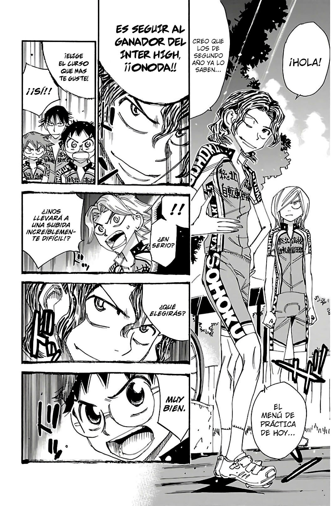 Yowamushi Pedal Capitulo 545: La segunda etapa especial del Interhigh página 15