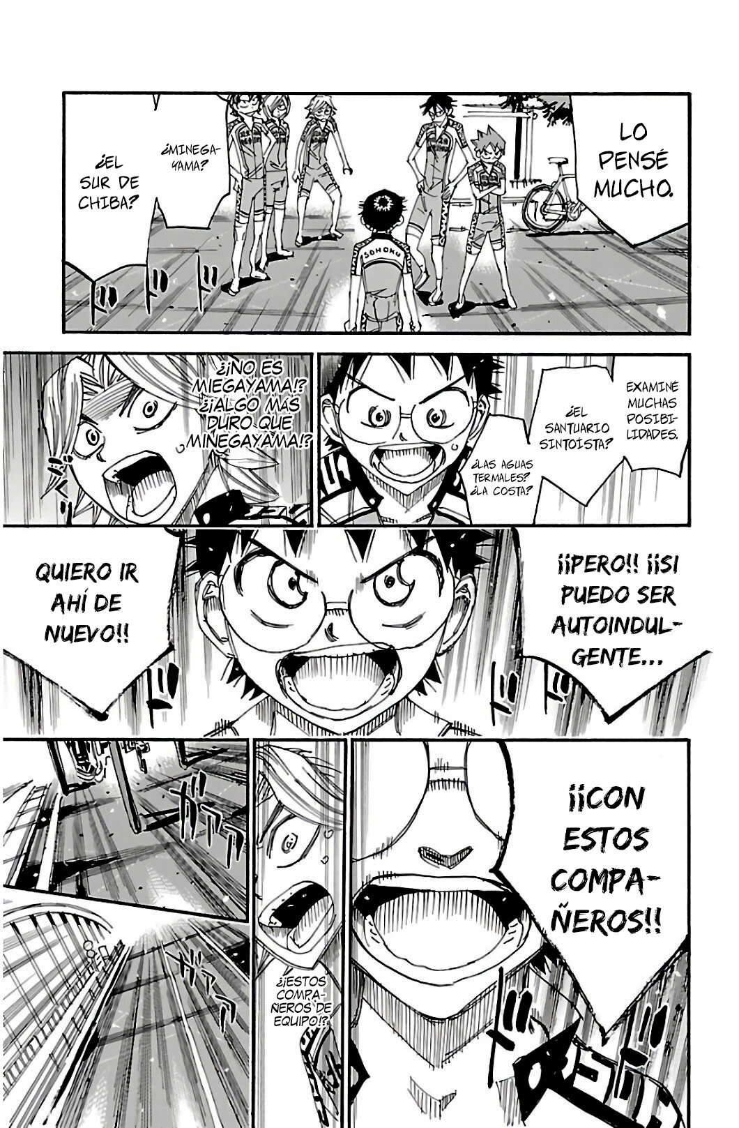 Yowamushi Pedal Capitulo 545: La segunda etapa especial del Interhigh página 16