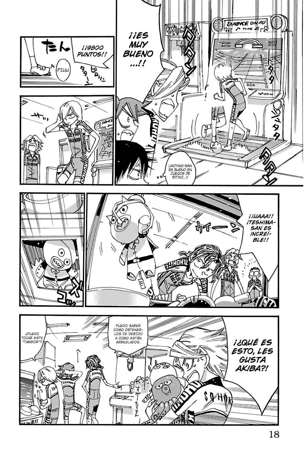 Yowamushi Pedal Capitulo 545: La segunda etapa especial del Interhigh página 18