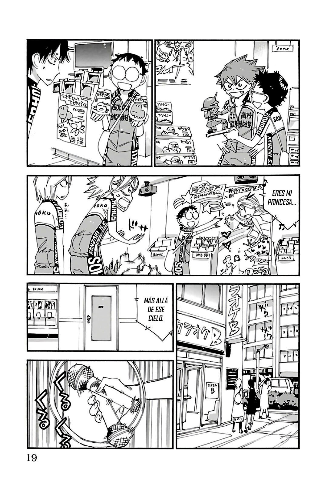 Yowamushi Pedal Capitulo 545: La segunda etapa especial del Interhigh página 19