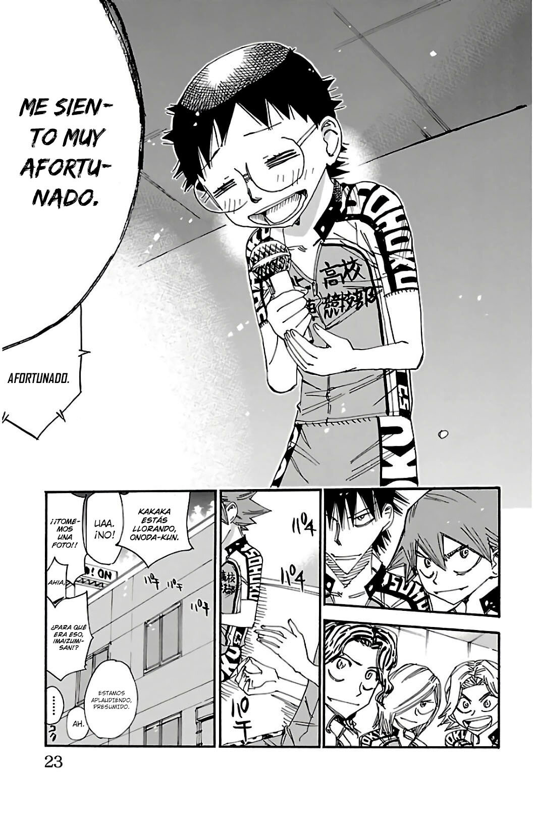 Yowamushi Pedal Capitulo 545: La segunda etapa especial del Interhigh página 23